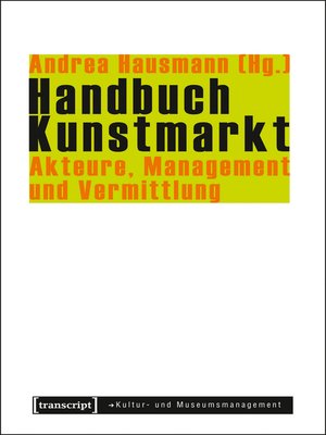 cover image of Handbuch Kunstmarkt
